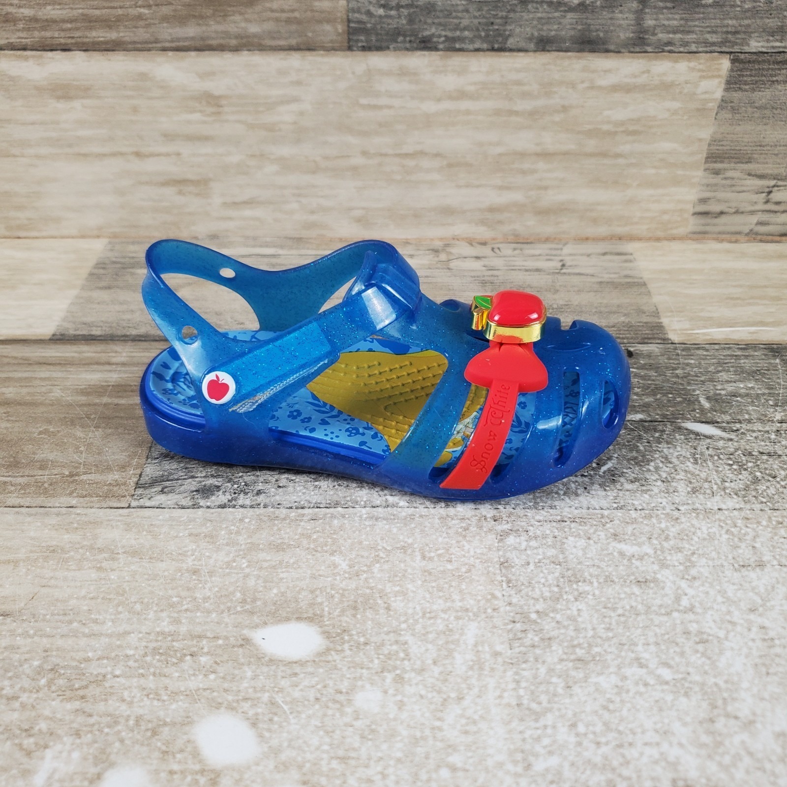 Crocs Isabella Toddlers Sandal Sz 7 C7 Bright Cobalt Snow White Slingback